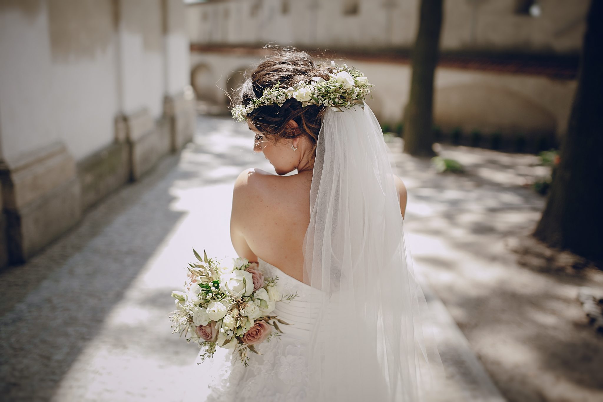 Lovely bride with veil lovely bride with veil
